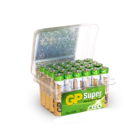 GP Super Alkaline AAA-batteri, 24-pack