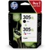 HP 305 XL 3-väri & musta Mustepatruuna 2-pack