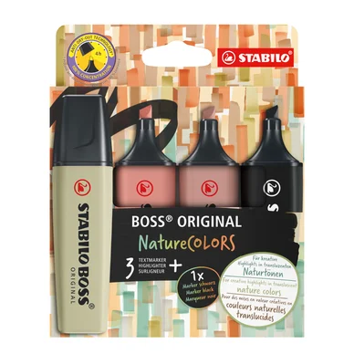 STABILO BOSS ORIGINAL Nature Colors 4 Pack Version 1