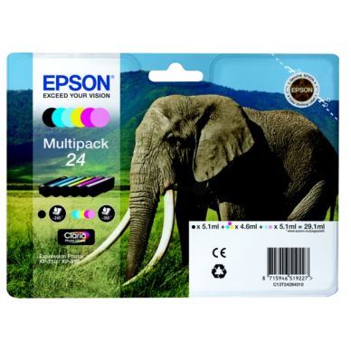 EPSON alt EPSON 24 Mustepatruuna Multipakkaus BK+ CMY
