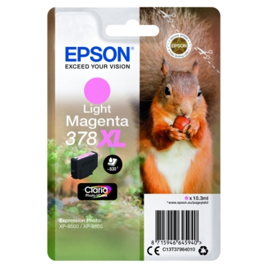 EPSON alt EPSON 378XL Mustepatruuna vaalea magenta