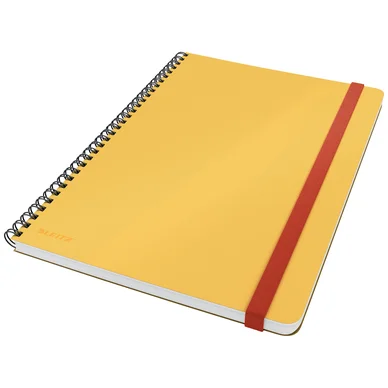 Leitz Cosy notesblok linj. spiral Gul