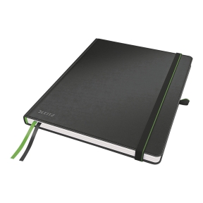 Notesbog Leitz iPad-size linjeret sort