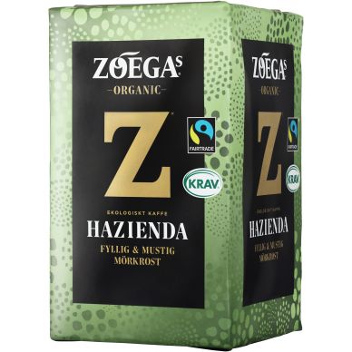 Zoegas alt Zoega Hazienda Fairtrade/krav 450 g, 12 stk.