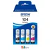 C13T00P640 Epson 104 Bläckpatron Multipack BK/C/M/Y