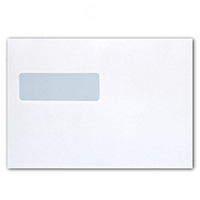 Kuvert Mailman C5 V2 PS vit, täckremsa, 500 st