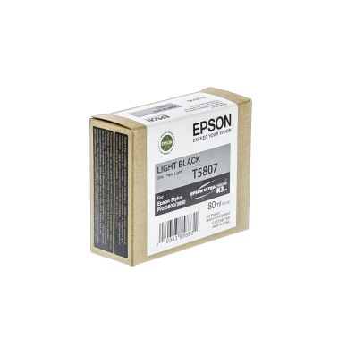 EPSON alt EPSON T5807 Bläckpatron Ljussvart