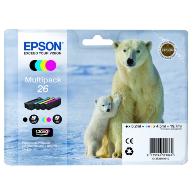 EPSON alt Epson 26 MultiPack Bk,C,M,Y