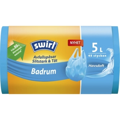 SWIRL alt Swirl Avfallspåse Badrum 5L, 45-pack